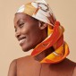Hermse Silk Square scarf 90cm