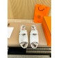 Hermes Leather Mules Heel 8cm, Size 35-42