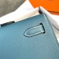 1:1 Hermes Kelly Cut clutch in epsom leather