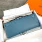 1:1 Hermes Kelly Cut clutch in epsom leather