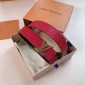 Cintura LV Iconic 30 MM Reversibile