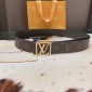 Cintura LV Pyramide Frame 40 MM Reversibile