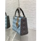 Two-tone Small Lady dior My ABCDior Bag