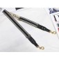 Ricamo Tracolla Regolabile Con Anello  -black