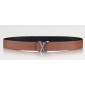 M9156V Damier Print 40MM Reversible