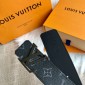 Cintura LV Initiales 40 MM Reversibile 