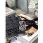 Mini Lady Dior Bag in Strass Cannage Satin