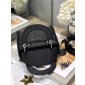 Mini Lady Dior Bag in Strass Cannage Satin