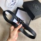 Prada Cintura in pelle 25mm 