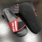 Prada men's leather sandal
