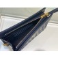 Dior Caro Zipped Pouch with Chain 