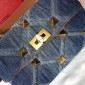 Valentino Medium Roman Stud Bag in Denium 