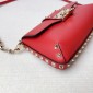 Valentino Rockstud Brushed Calfskin Shoulder Bag 