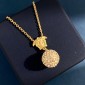 Versace Medusa Crystal Ball Necklace 