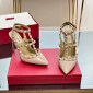 Valentino Rockstud ankle strap pump 10cm, Size 35-41