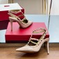 Valentino Rockstud ankle strap pump 10cm, Size 35-41