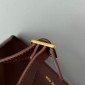 The Row Soft Margaux 15 Bag in Leather-Brick