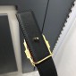 Loewe grained calfskin belt 32mm