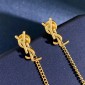  OPYUM YSL THREADER EARRINGS
