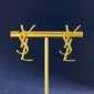 YSL Logo earrings
