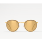  LV Super Vision Metal Round Sunglasses